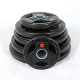 Tri-Grip Olympic Bumper Plates - 105kg kit