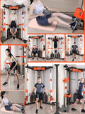 SmartFit C1 Max Multi Functional Cable Crossover Station 140kgs Pin Loaded  Machine  + Multi Func Bench+7Ft Olympic Barbell + 100kgs Weights
