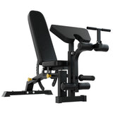 SmartFit C1 Max Multi Functional Cable Crossover Station 140kgs Pin Loaded  Machine  + Multi Func Bench+7Ft Olympic Barbell + 100kgs Weights