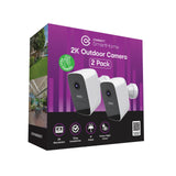 Connect 2K Outdoor Security Camera Twin Pack