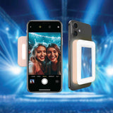 Laser 5000mAh Magnetic Wireless Powerbank Mirror Light - Pink In Australia - Darrahopens