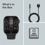 V-Fitness Smart Watch GPS and 2.1 inch Black