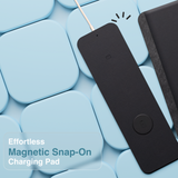 Laser Wireless Charging Desk Mat Black