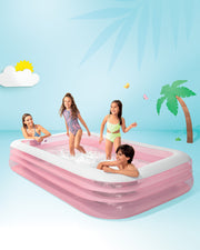 Intex Swim Center Family Inflatable Pool 58487 Pink