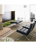 Black Barcelona Chair - Classic Version - Replica