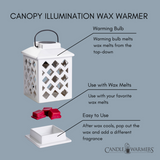 Trellis Lantern Canopy Illumination Warmer - RRP $49.95 - Wholesale - OUT OF STOCK - PREORDERS OPEN - ARRIVING EARLY SEPTEMBER