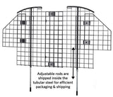 Samland Universal Pet Barrier Fence for Car Van 4WD Vehicles Duty Wire Mesh Car Guard