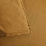 Organic Cotton Basic Ochre Quilt Cover Sets by Bedding House King