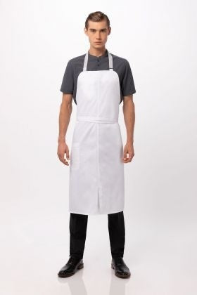 Brio Chef White Bib Apron by Chef Works
