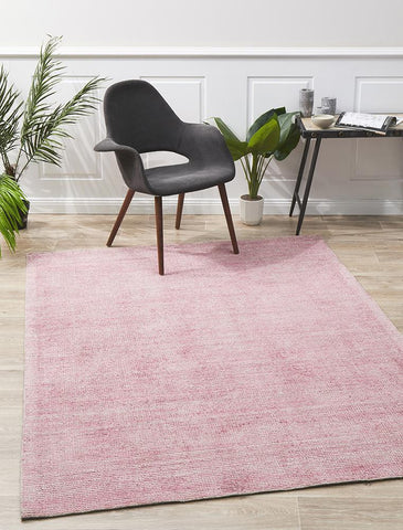Allure Rose Cotton Rayon Rug by Rug Culture - 280X190CM