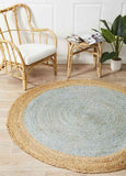 Atrium Polo Blue By Rug Culture - 240X240CM - ROUND