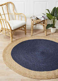 Atrium Polo Navy Round By Rug Culture - 200X200cm ROUND