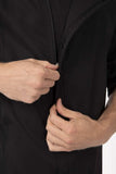 Hartford Men's Black Zipper S Chef Jacket by Chef Works