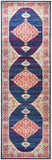 Century 966 Royal Blue Runner by Rug Culture - 80 x 400 cm - RUNNER