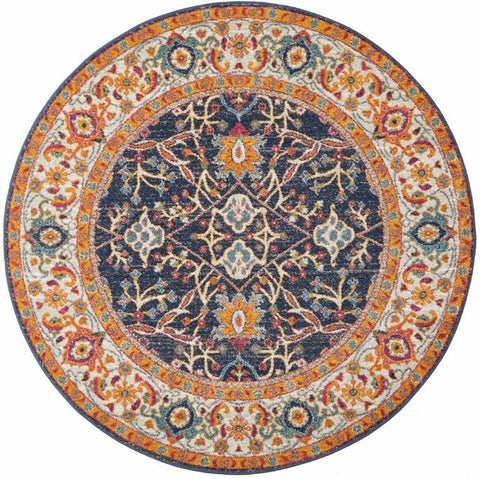 Evoke 262 Multi Round by Rug Culture -150X150CM - ROUND