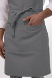 Butcher Grey Bib Apron by Chef Works