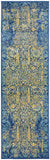 Radiance 411 Royal Blue Runner by Rug Culture - 80 x 400 cm - RECTANGLE