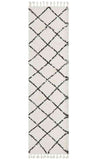 Saffron 22 White Runner by Rug Culture - 400X80CM RUNNER