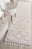 Saffron 33 Pink Runner by Rug Culture - 400X80CM - RUNNER
