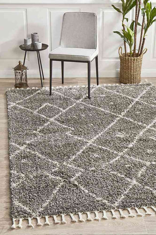 Saffron 44 Grey by Rug Culture - 230X160CM - RECTANGLE