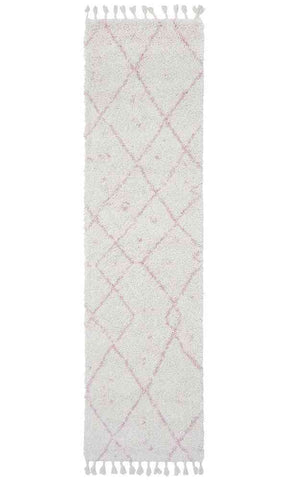 Saffron 44 Pink Runner by Rug Culture - 200X80CM - RUNNER