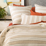 Bardot Yarn Dyed 100 % French Linen Quilt Cover Set by Renee Taylor