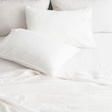 Cavallo Stone Washed 100 % French Linen White Sheet Set by Renee Taylor