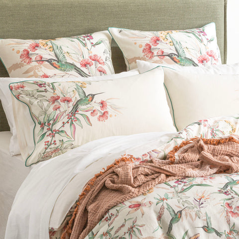 Cavallo Banksia French Linen Printed Quilt Cover Set by Renee Taylor