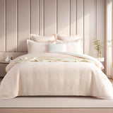 Bella Blush Jacquard Double Quilt Cover Set by Renee Taylor