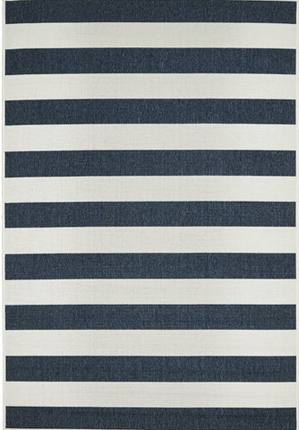 Seaside 4444 Navy White by Rug Culture-160X110CM - RECTANGLE