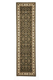 Sydney 1 Green Ivory Runner by Rug Culture - 400X80CM - RUNNER