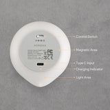 LED Motion Sensor Night Light Indoor, Cordless Battery Powered,Stick-on Warm White Light with Built-in Infrared Motion Detection, Sensor Light for Hallway,Bedroom