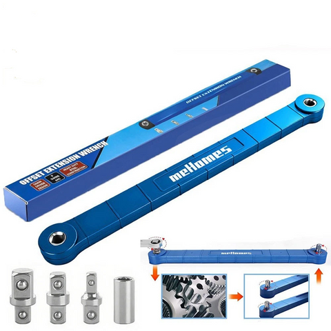 Impact Ready Offset Extension Wrench Tight Reach Extension Wrench Set Adapters In Australia - Darrahopens
