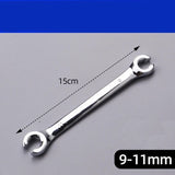 5Pcs Flare Nut Wrench Set Offset End Spanner Metric 6 8 9 10 11 12 13 14 15 17MM In Australia - Darrahopens
