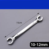 5Pcs Flare Nut Wrench Set Offset End Spanner Metric 6 8 9 10 11 12 13 14 15 17MM In Australia - Darrahopens