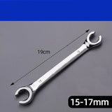 5Pcs Flare Nut Wrench Set Offset End Spanner Metric 6 8 9 10 11 12 13 14 15 17MM