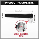 1/2" Adjustable Oil Filter Strap Wrench Threaded Oil Filter Removal Tool Nylon