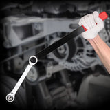 15PCS Serpentine Belt Tool Kit Tensioner Pulley Alignment Wrench Crow Socket In Australia - Darrahopens