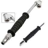2X Car Truck Tire Inflator Valve Air Pump Chuck Nozzle Metal Dual-Head Connector In Australia - Darrahopens