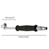 2X Car Truck Tire Inflator Valve Air Pump Chuck Nozzle Metal Dual-Head Connector