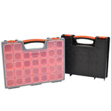 15 Compartments Storage Organizer Tool Box Plastic Bin Screw Case