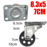 4x 2.8'' 70mm Heavy Duty Steel Castor Wheels Swivel Steel Caster Wheels 2000 Kg 8.3*5CM In Australia - Darrahopens