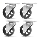 4x 3.5'' 85mm Heavy Duty Steel Castor Wheels Swivel Steel Caster Wheels 2000 Kg In Australia - Darrahopens