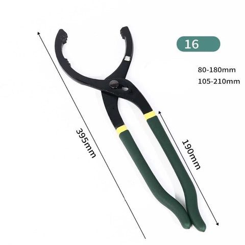 1PC 16" 395MM Adjustable Car Oil Filter Wrench Pliers Hand Removal Tool