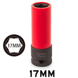 17MM Flower Profile Wheel Lug Deep Socket Mercedes-Benz Convex Head Remover
