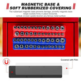 1PC 1/2" Red Imperial Magnetic Socket Organizer Storage Holder Trays Single size