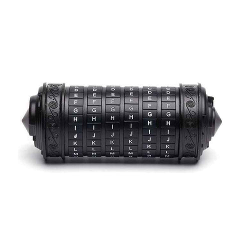 Da Vinci Code, Lock Cylinder, Puzzle, Gift, Valentine's Day Gift, Christmas Gift, Birthday Gift, Australian Puzzle, Brain Teaser, Code Breaking - Black - Size L In Australia - Darrahopens