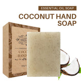 exfoliating soap, handmade soap set, lavender essential oil, rose essential oil, face and body soap, skin brightening, hyperpigmentation treatment, gentle facial scrub, spa gift set, Australian natural skincare - Green - Size 6PCS