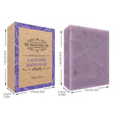 exfoliating soap, handmade soap set, lavender essential oil, rose essential oil, face and body soap, skin brightening, hyperpigmentation treatment, gentle facial scrub, spa gift set, Australian natural skincare - Rose - Size 6PCS