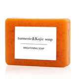 lemon turmeric soap, kojic acid soap, brightening soap, natural soap, skin brightening, dark spot corrector, hyperpigmentation treatment, even skin tone, anti-aging soap, handmade soap, Australian skincare, glowing skin - Yellow - Size 6PCS